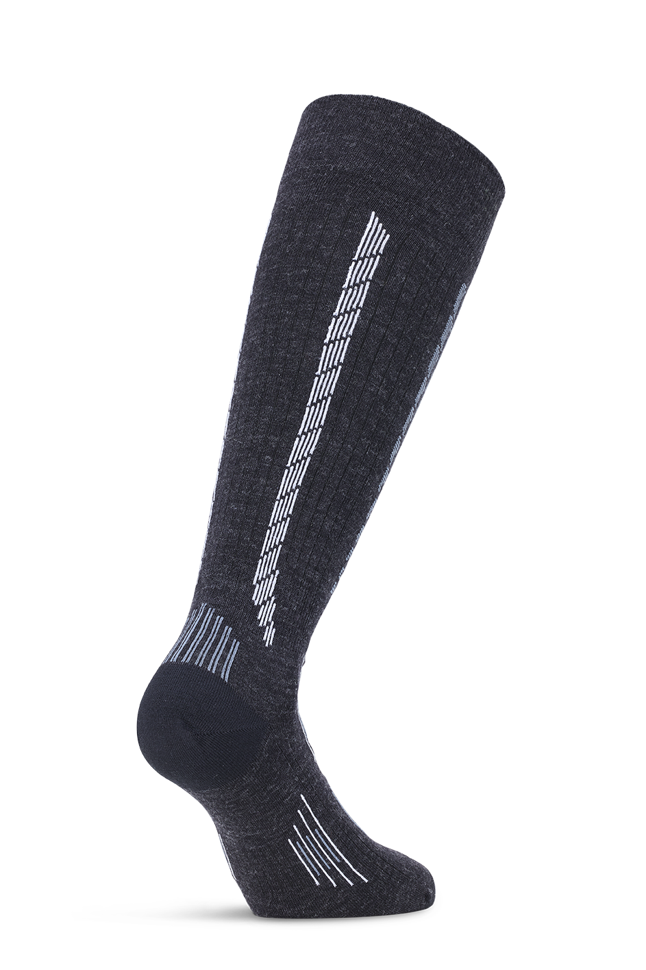 Ski Kaschmir Socken - Anthrazit/Eisen