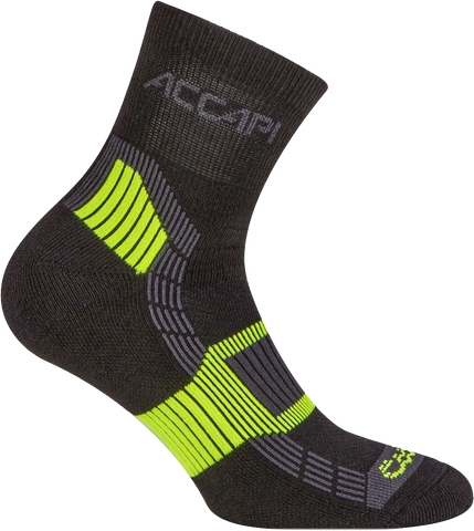 Running Socks - Black/Yellow Fluo