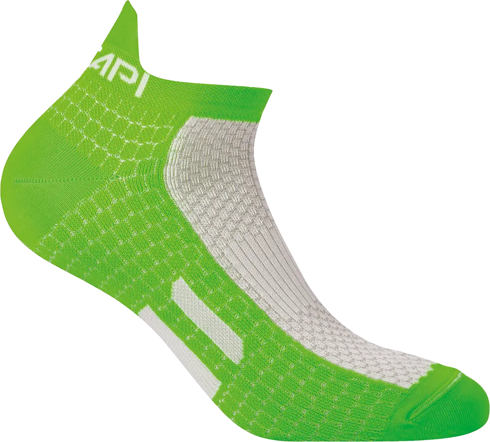 Marathon-Socken - Lime Fluo/Weiß