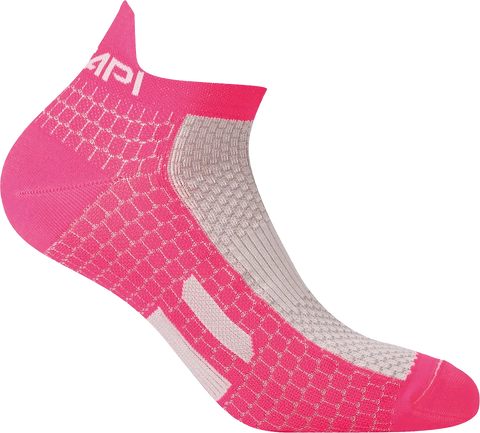 Marathon Socks - Pink Fluo/White