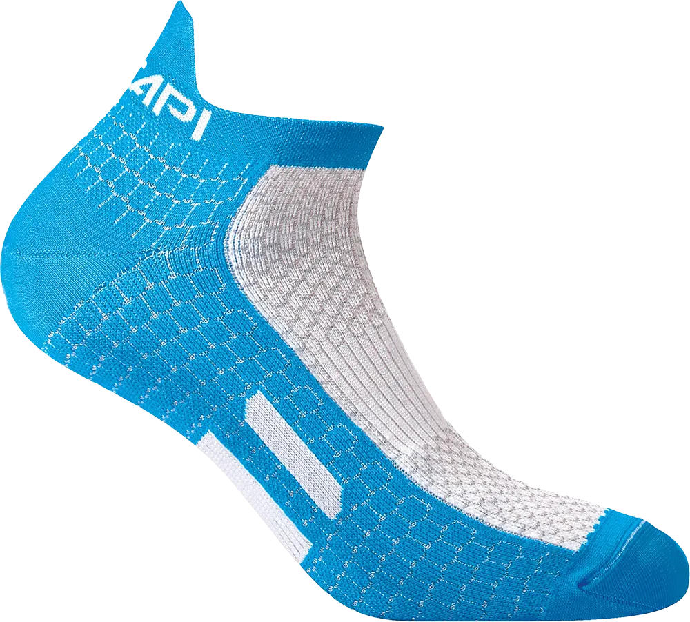 Marathon Socks - Turquoise/White