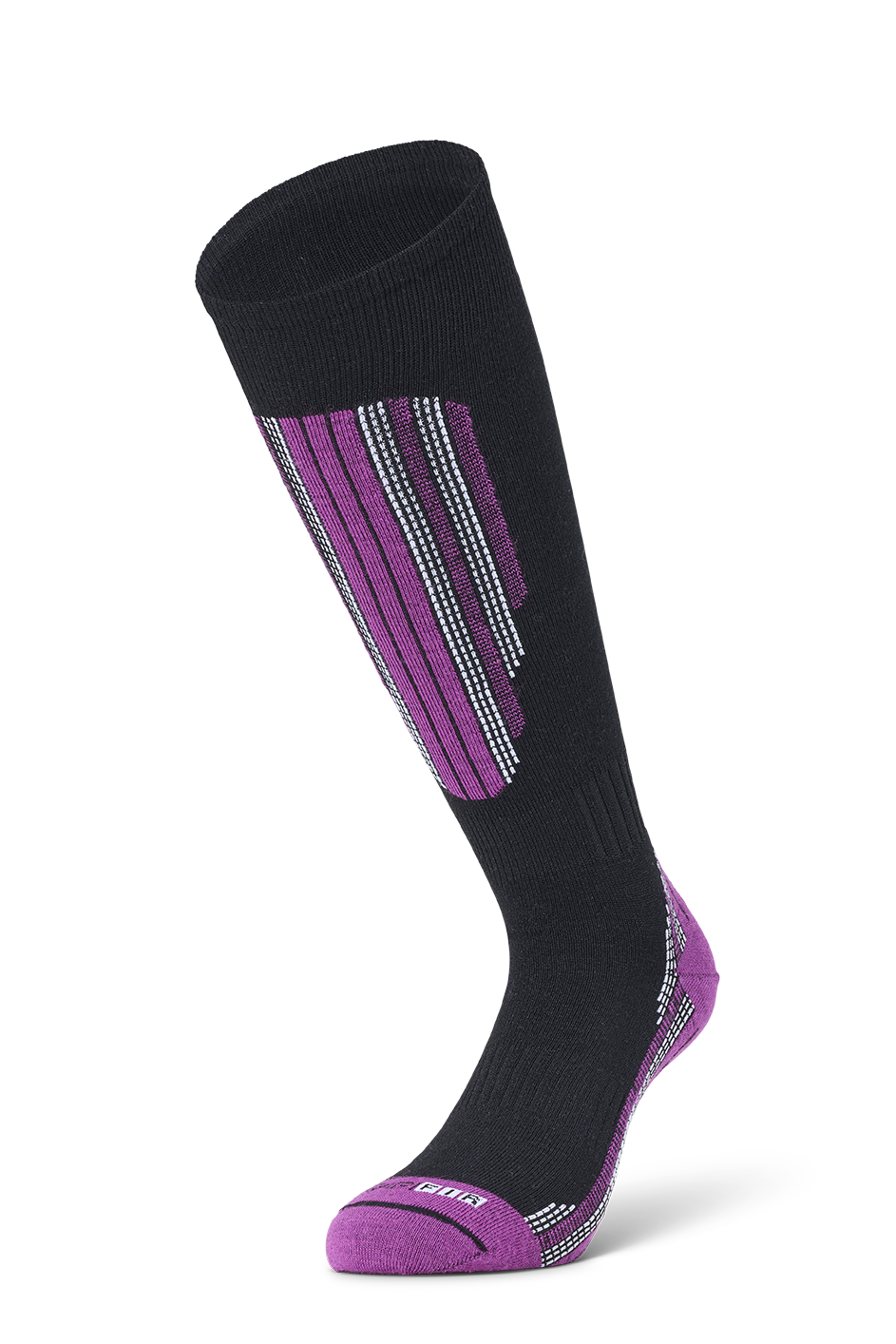 Ski Silk FIR - Black/Cyclamen
