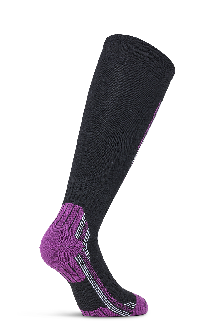 Ski Silk FIR - Black/Cyclamen