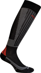 Ski Racing FIR Socks - Black/Red