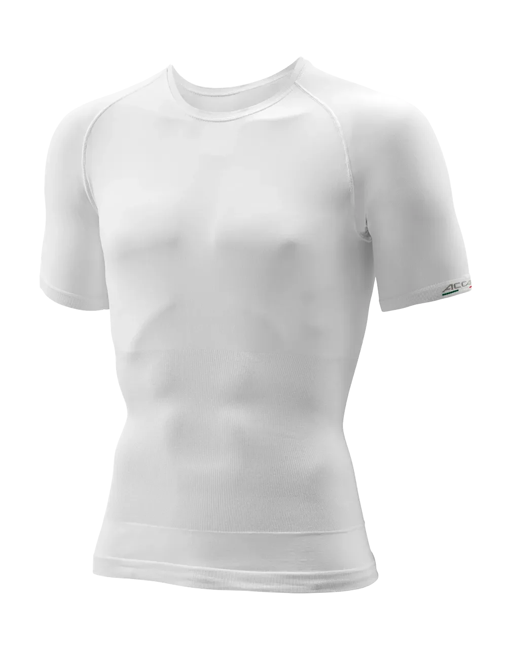 Maglia a maniche corte con supporto Lombare da uomo BODYGUARD - White