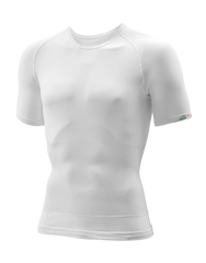 Men's Back Support Short Sleeve Shirt BODYGUARD - White