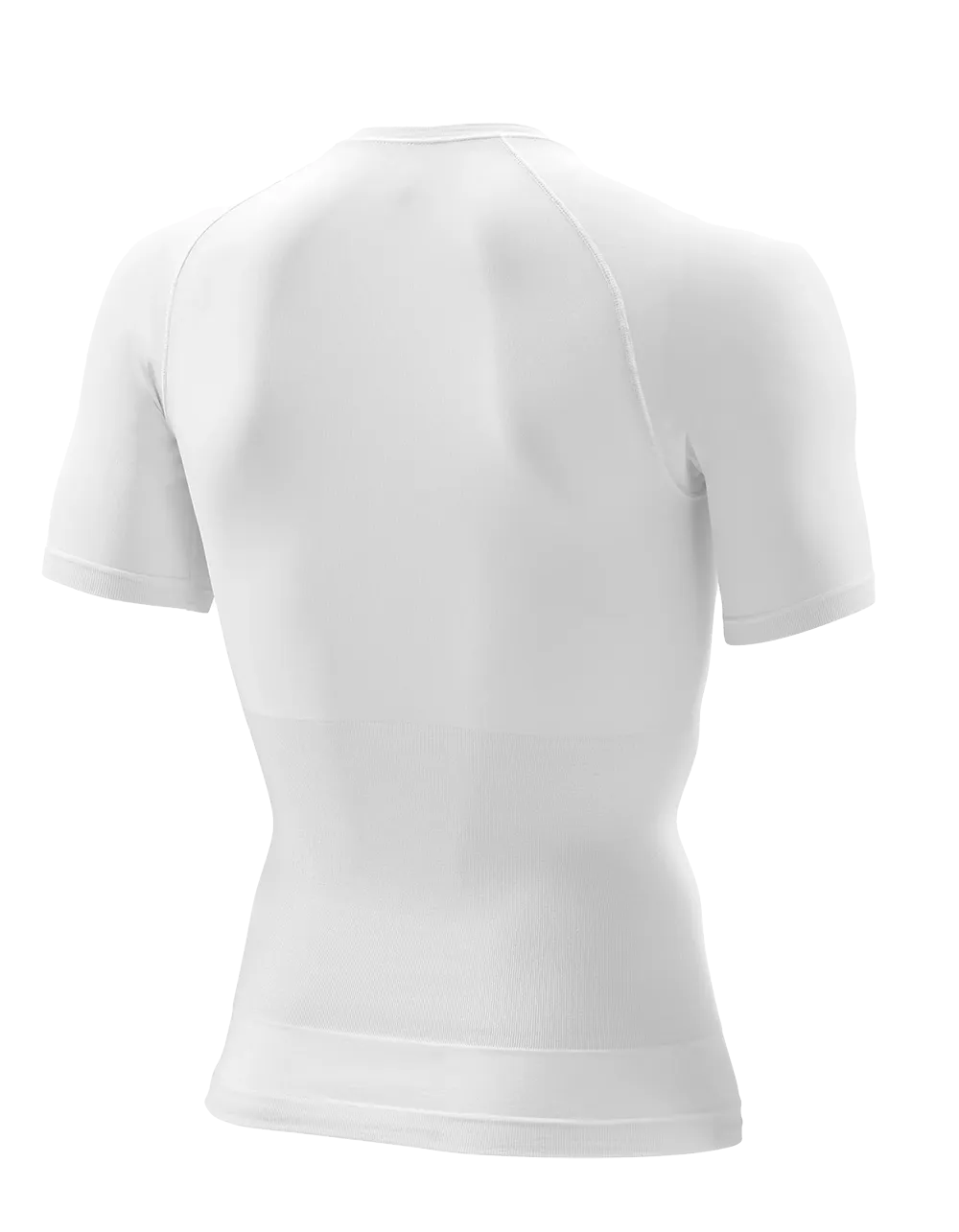 Men's Back Support Short Sleeve Shirt BODYGUARD - White