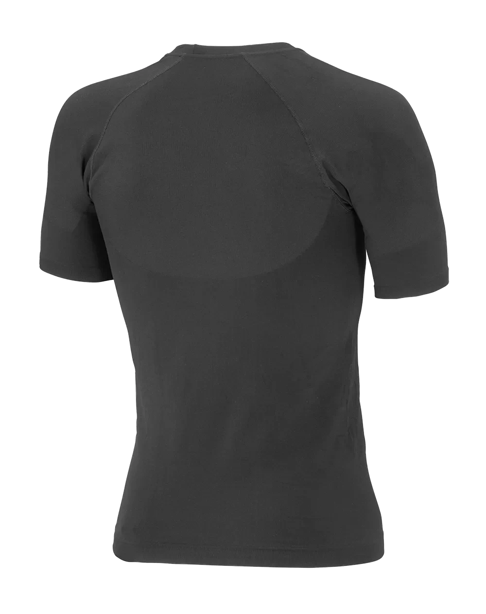 Herren Kurzarm-Shirt mit Schulterunterstützung BODYGUARD - Schwarz