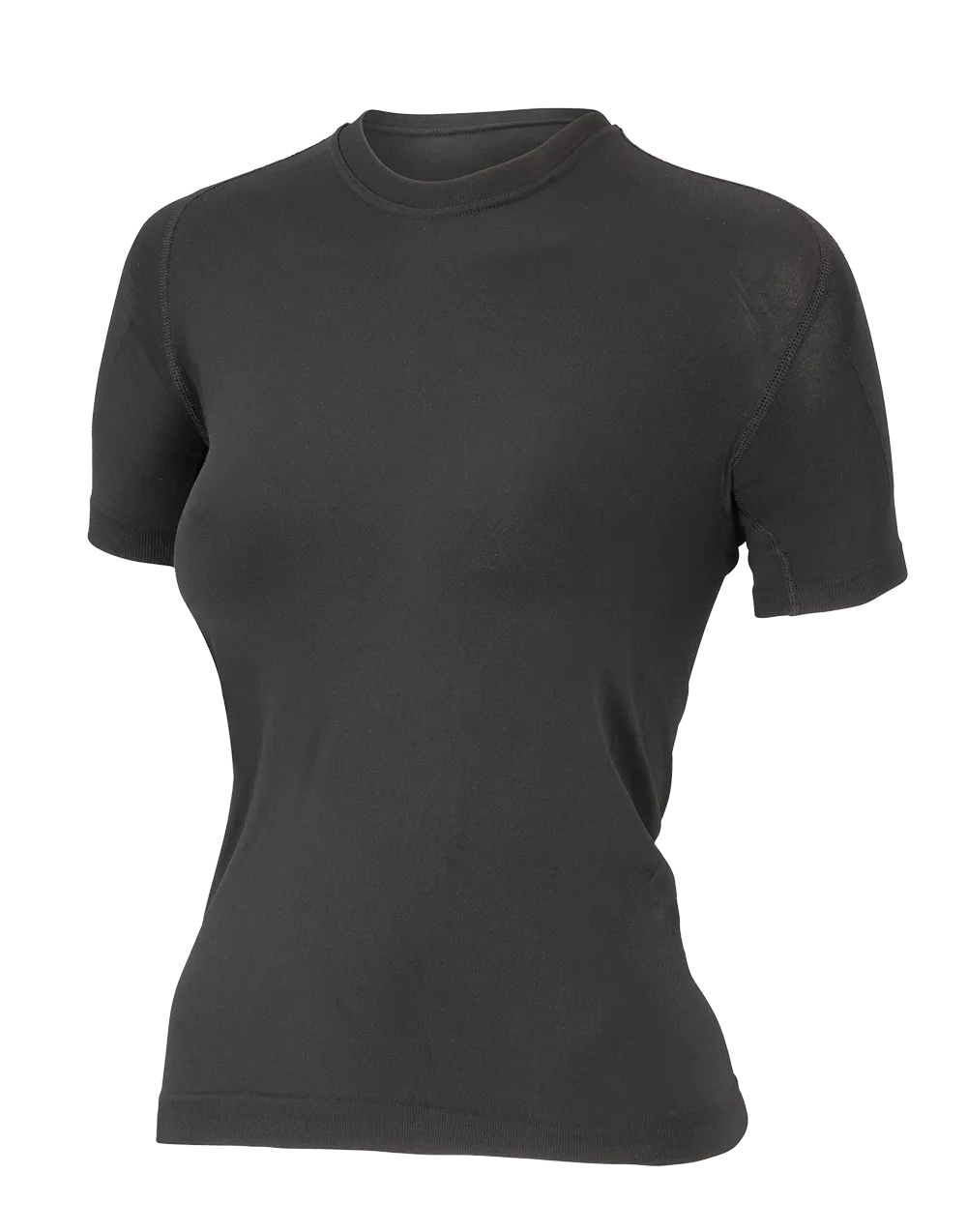 Women's Shoulder Support Short Sleeve Shirt BODYGUARD - Black