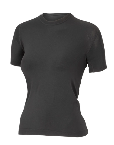 Women's Shoulder Support Short Sleeve Shirt BODYGUARD - Black