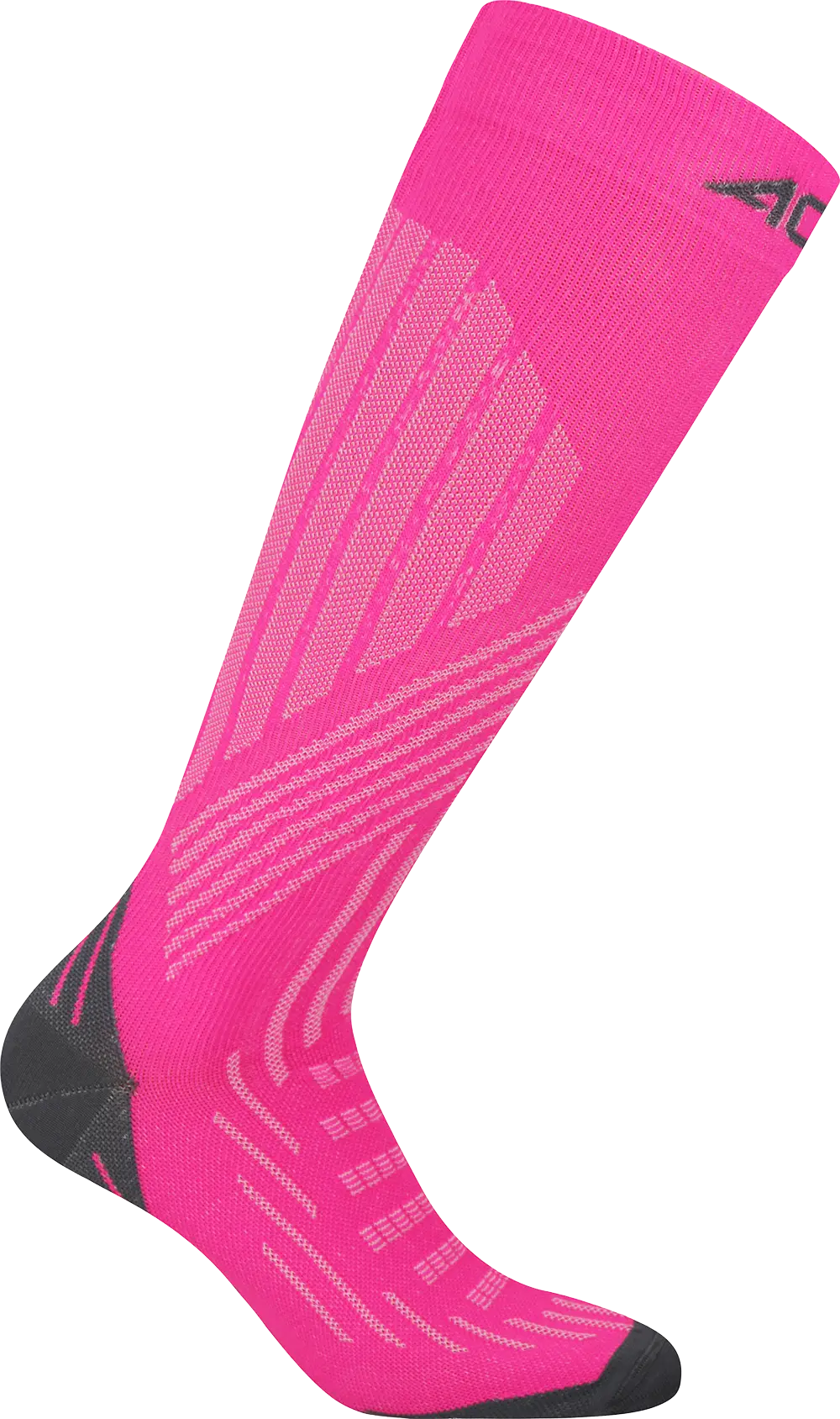 Compression Performance Socks - Pink Fluo