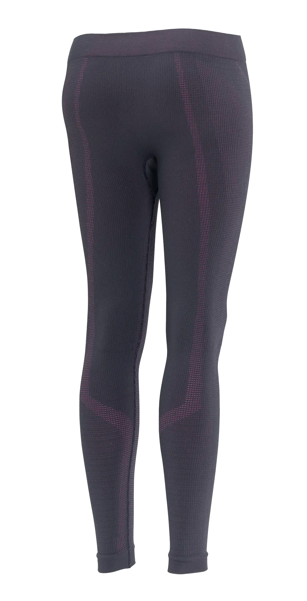 Lange Hose für Damen POLAR BEAR - Schwarz/Zyklamen