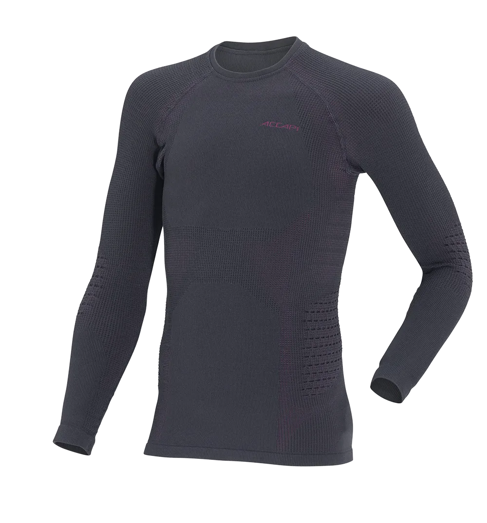 Junior Langarmshirt POLAR BEAR - Schwarz/Zyklamen