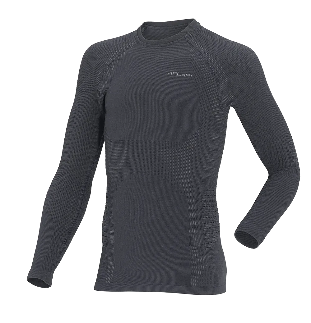 Junior Langarmshirt POLAR BEAR - Schwarz/Grau