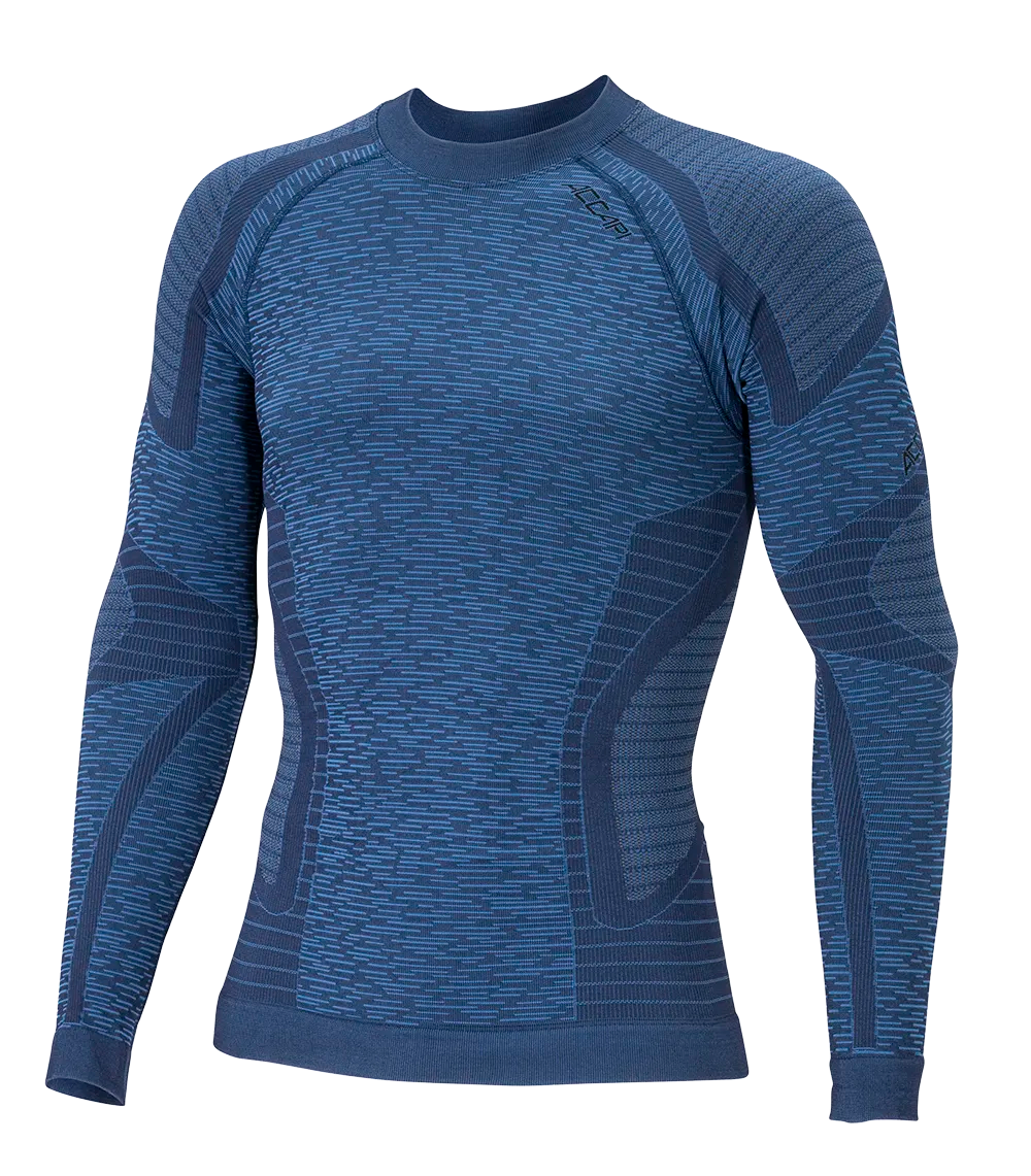 Maglia Maniche Lunghe Uomo ERGOCYCLE - Blu navy/Royal