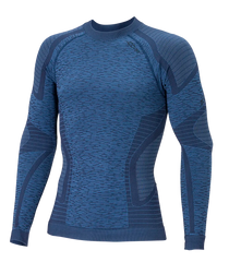 Men's Long Sleeve Shirt ERGOCYCLE - Navy/Royal