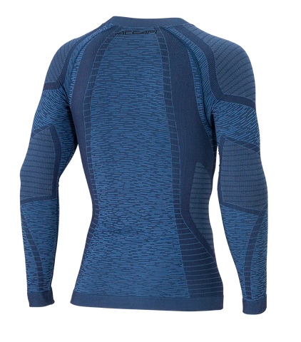 Men's Long Sleeve Shirt ERGOCYCLE - Navy/Royal - Hover