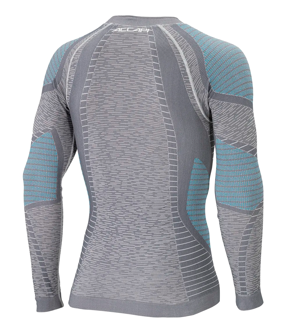 Men's Long Sleeve Shirt ERGOCYCLE - Anthracite/Silver