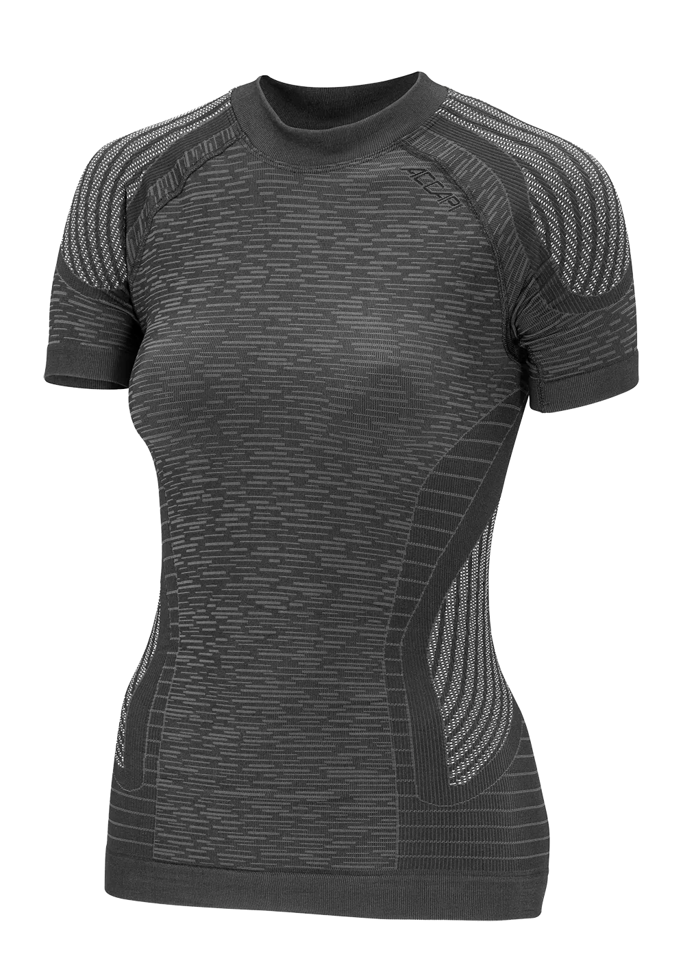 Women's Short Sleeve Shirt ERGOCYCLE - Black/Anthracite