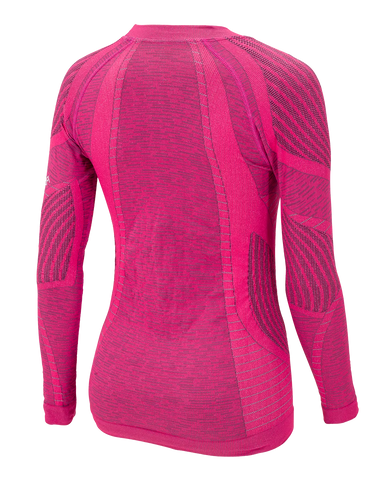 Women's Long Sleeve Shirt ERGOCYCLE - Fuxia/Anthracite - Hover