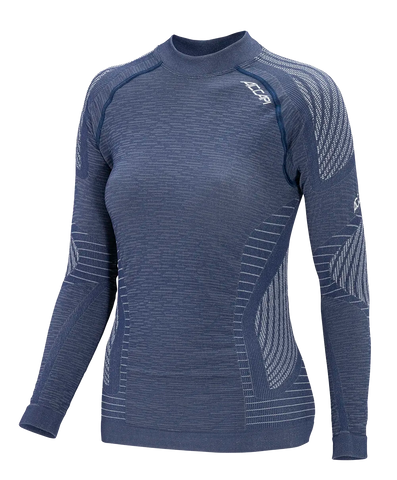 Women's Long Sleeve Shirt ERGOCYCLE - Blue/Anthracite