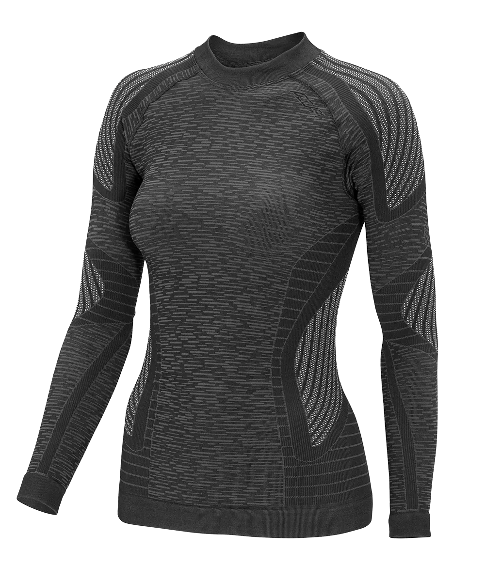 Women's Long Sleeve Shirta ERGOCYCLE - Black/Anthracite