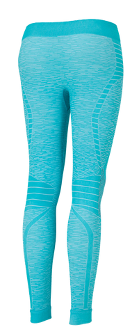 Women's Long Pants ERGOCYCLE - Turquoise/White - Hover