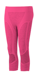 Women's 3/4 Pants ERGOCYCLE - Fuxia/Anthracite