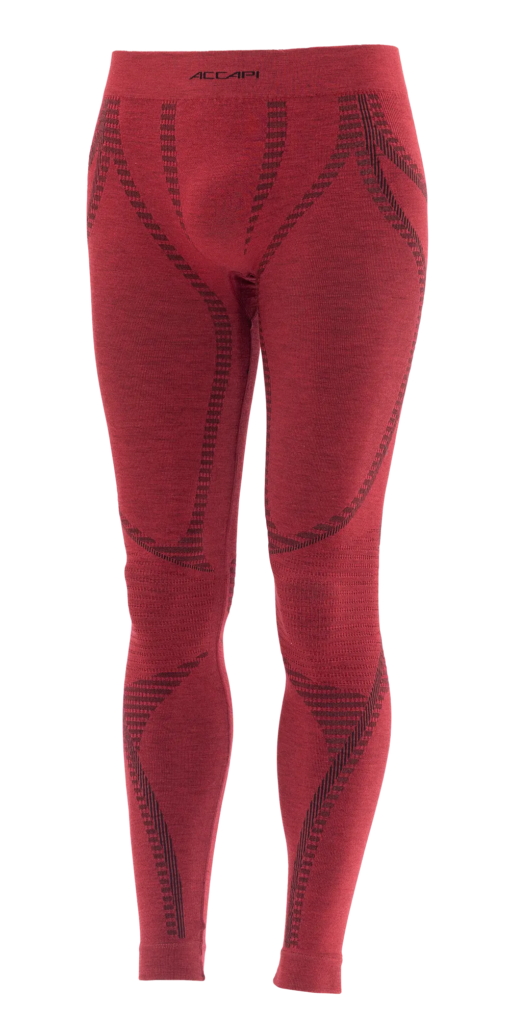 Panta Lungo Uomo ERGOWOOL - Burgundy/Black