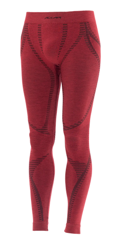 Lange Hose für Herren ERGOWOOL - Burgundy/Black