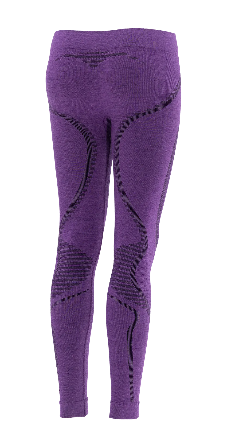 Damen Lange Hose ERGOWOOL - Purple/Black