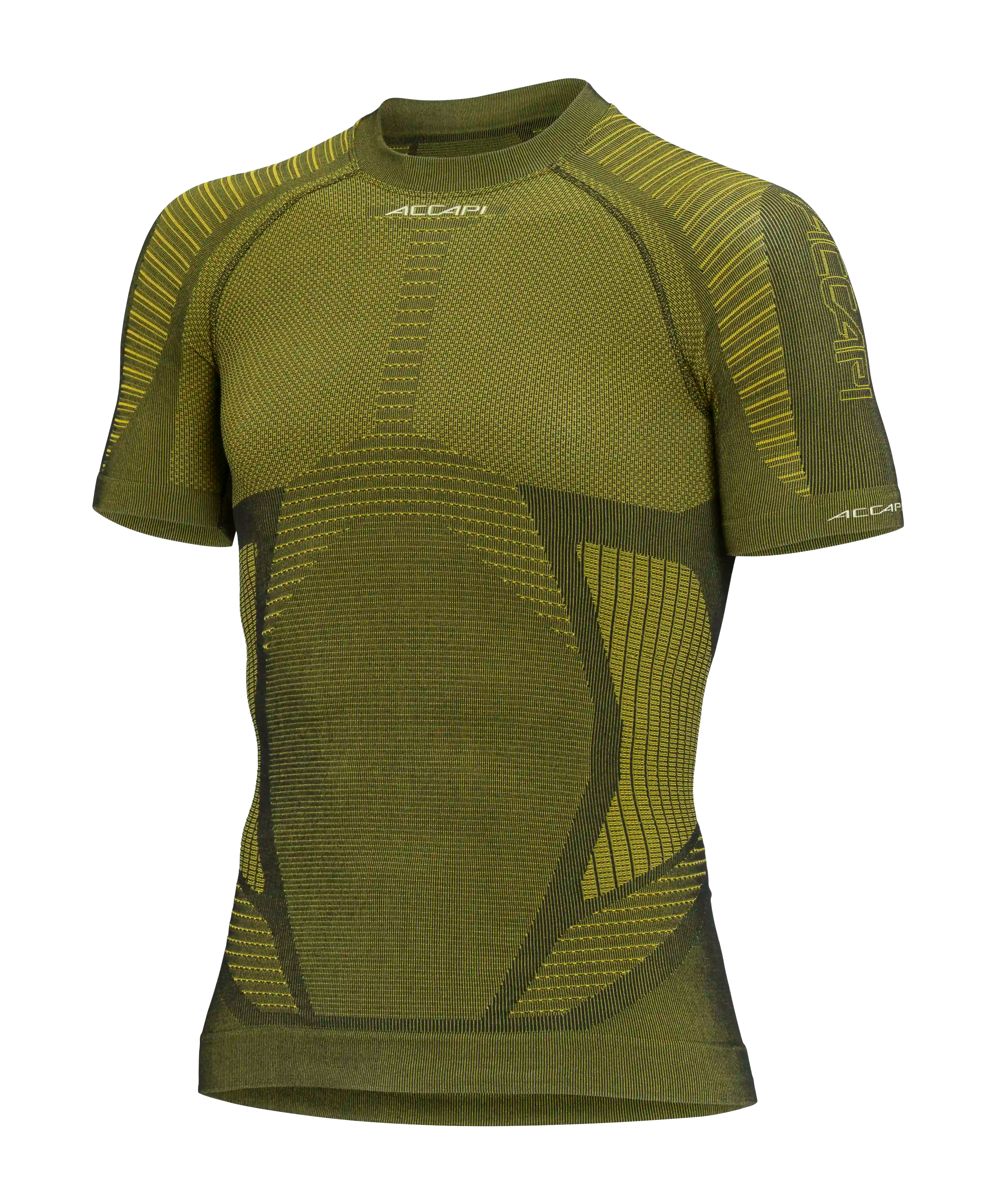 Maglia Maniche Corte Uomo XPERIENCE - Black/Lemon