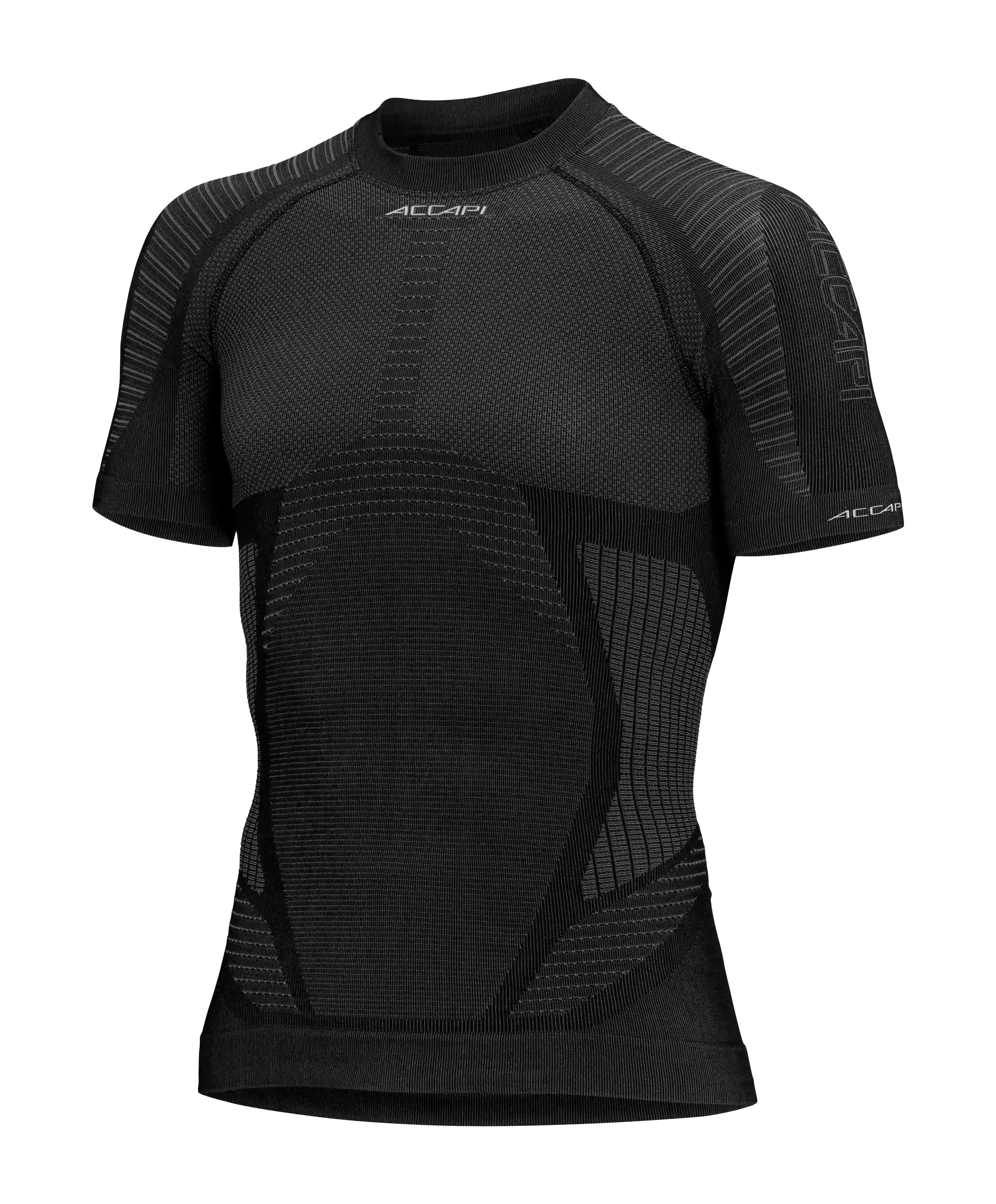 MAGLIA Maniche Corte Uomo XPERIENCE - Black/Anthracite