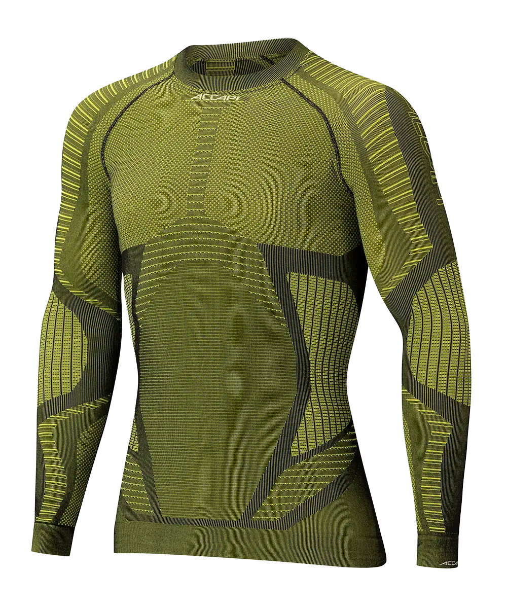 Maglia Maniche Lunghe Uomo XPERIENCE - Black/Lemon