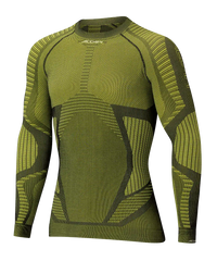 Men's Long Sleeve Shirt XPERIENCE - Black/Lemon