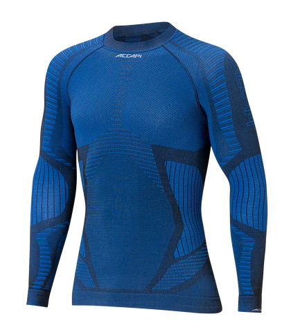 Men's Long Sleeve Shirt XPERIENCE - Black/Electric Blue