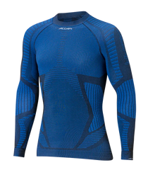 Men's Long Sleeve Shirt XPERIENCE - Black/Electric Blue