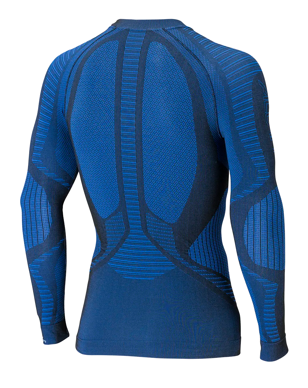 Men's Long Sleeve Shirt XPERIENCE - Black/Electric Blue