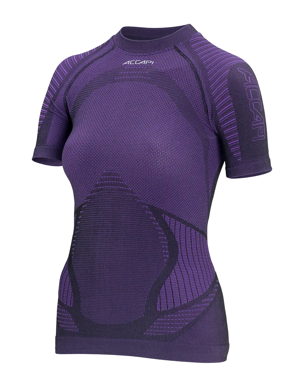 Women's Short Sleeve Shirt XPERIENCE - Black/Purple