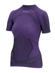 Women's Short Sleeve Shirt XPERIENCE - Black/Purple