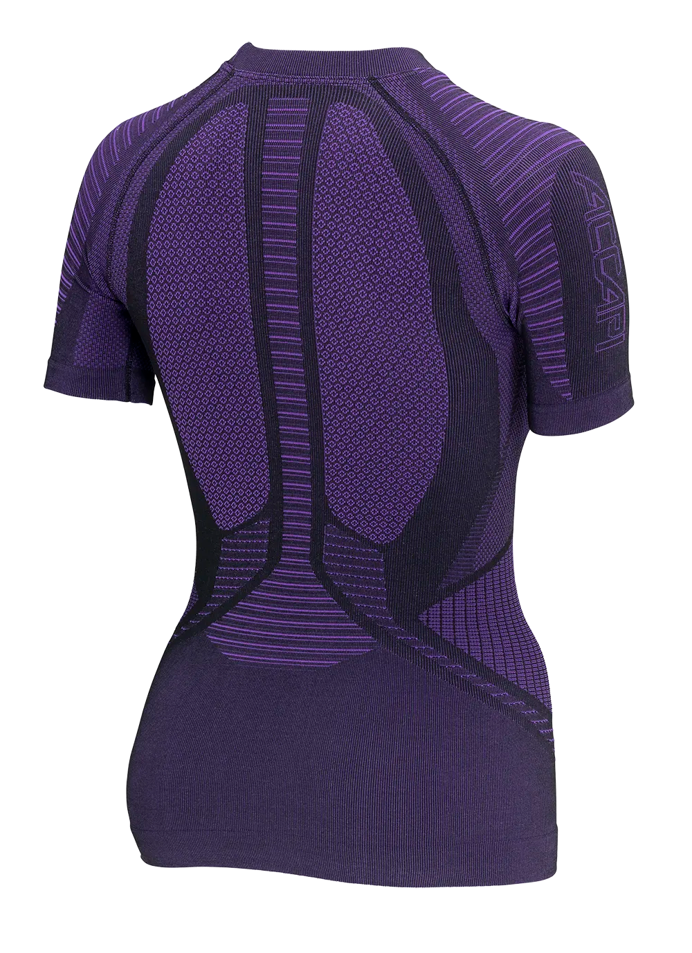 Women's Short Sleeve Shirt XPERIENCE - Black/Purple