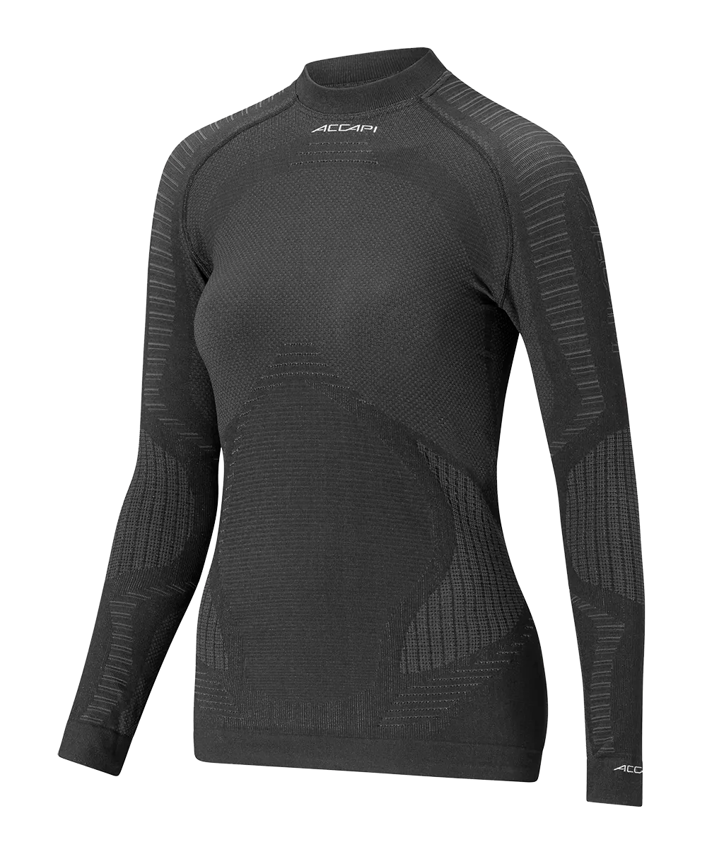 Damen Langarmshirt XPERIENCE - Schwarz/Anthrazit