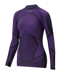 Women's Long Sleeve Shirt XPERIENCE - Black/Purple