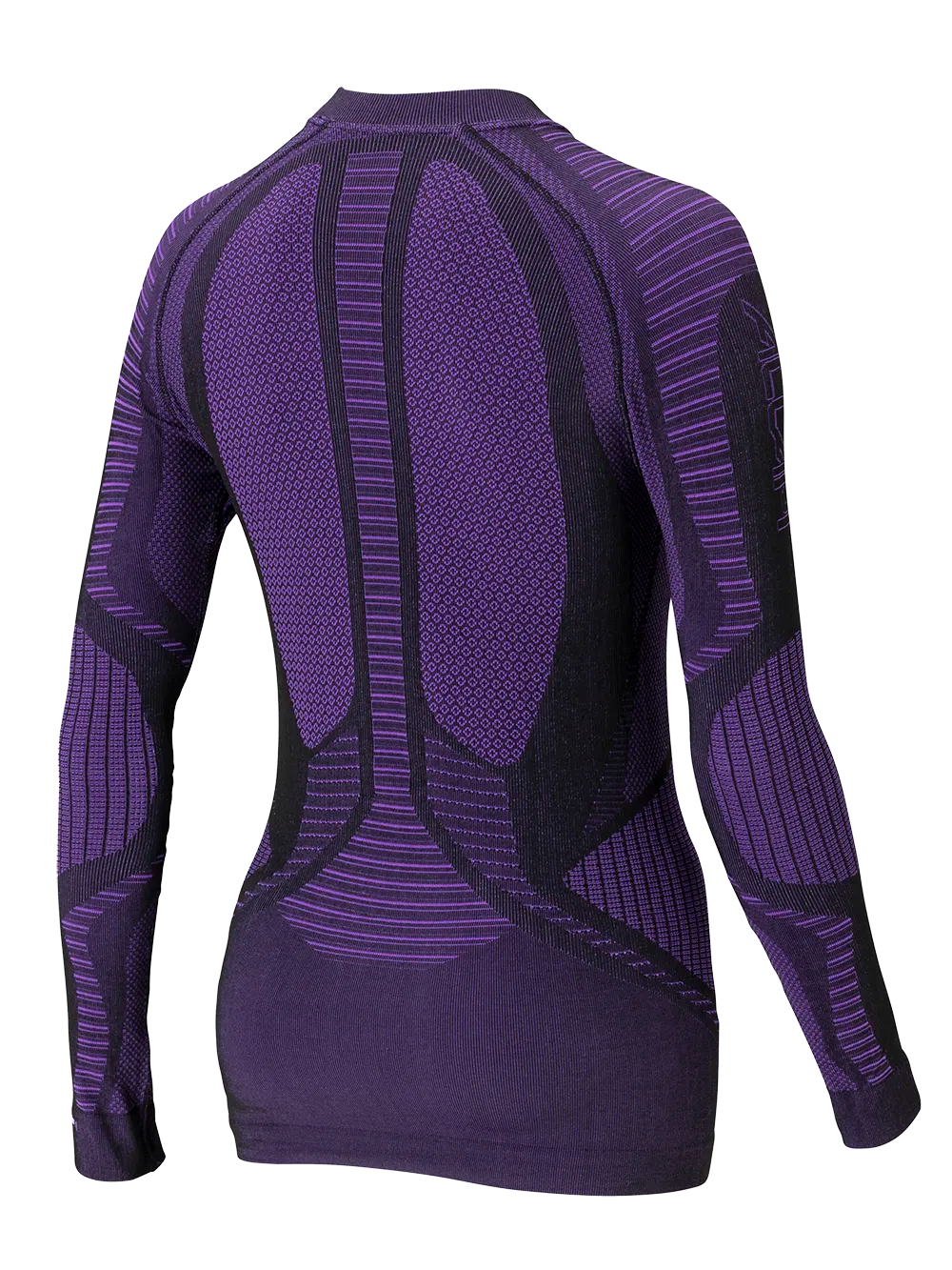 Women's Long Sleeve Shirt XPERIENCE - Black/Purple