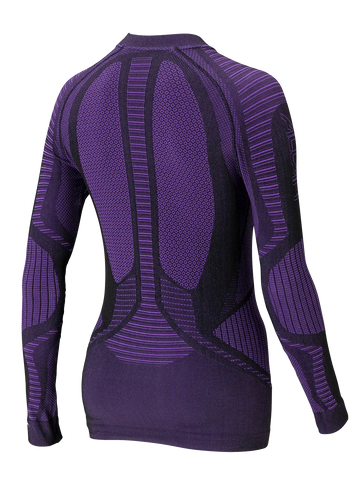 Women's Long Sleeve Shirt XPERIENCE - Black/Purple - Hover