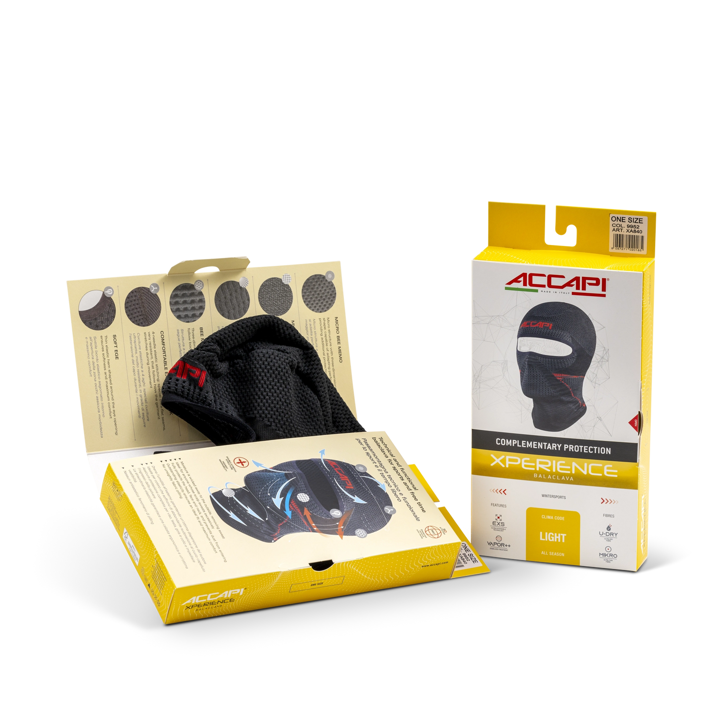 Balaclava XPERIENCE - Black/Red