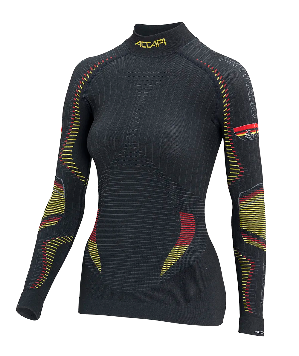 Damen Langarmshirt DSV SMU Xperience - Schwarz - Deutschland