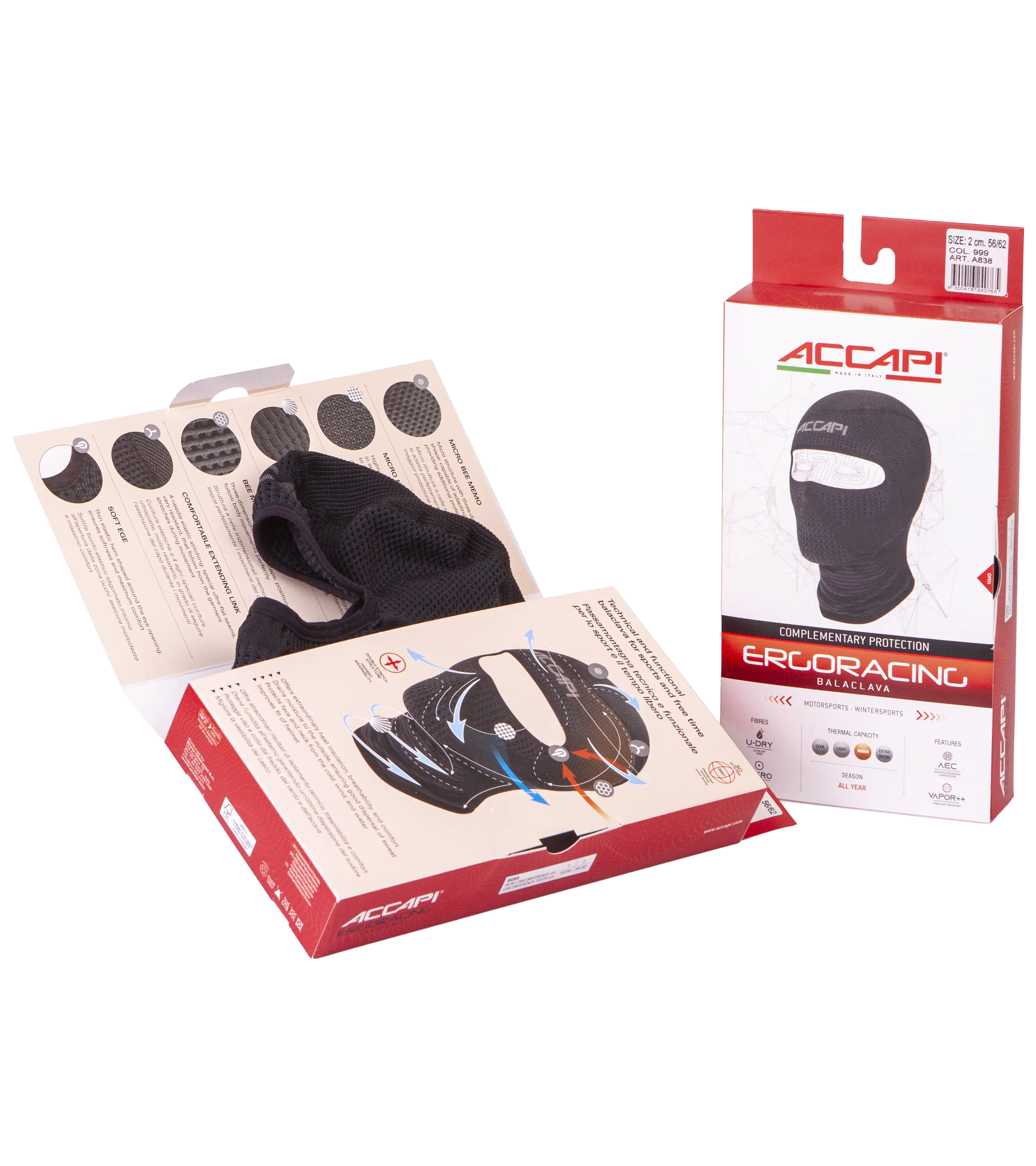 Passamontagna ERGORACING - Black